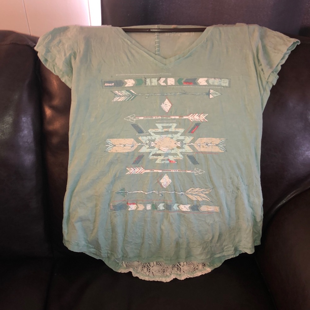 WESTERN GREEN ARROW SHIRT 💚💚